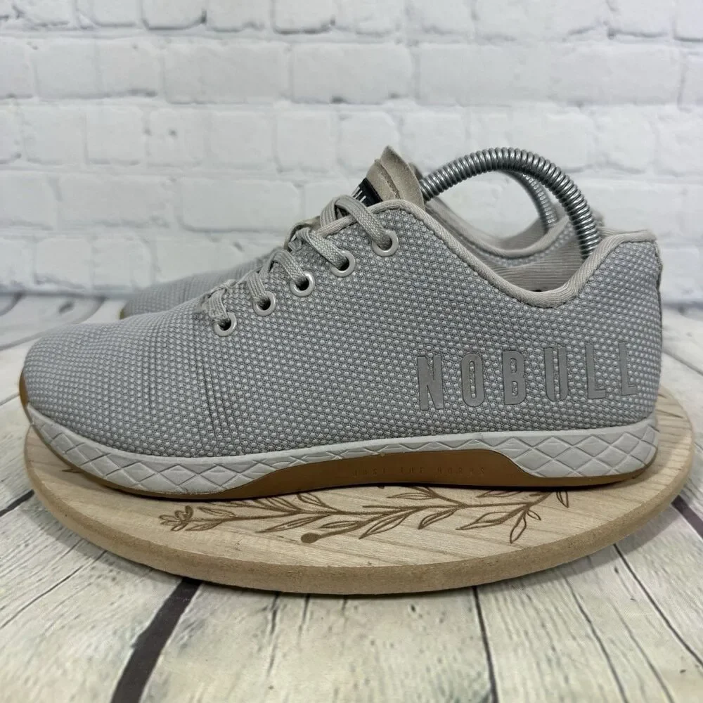 Nobull Outwork Edge Sneaker Women Size 9.5 Gray Training CrossFit Gym Shoes